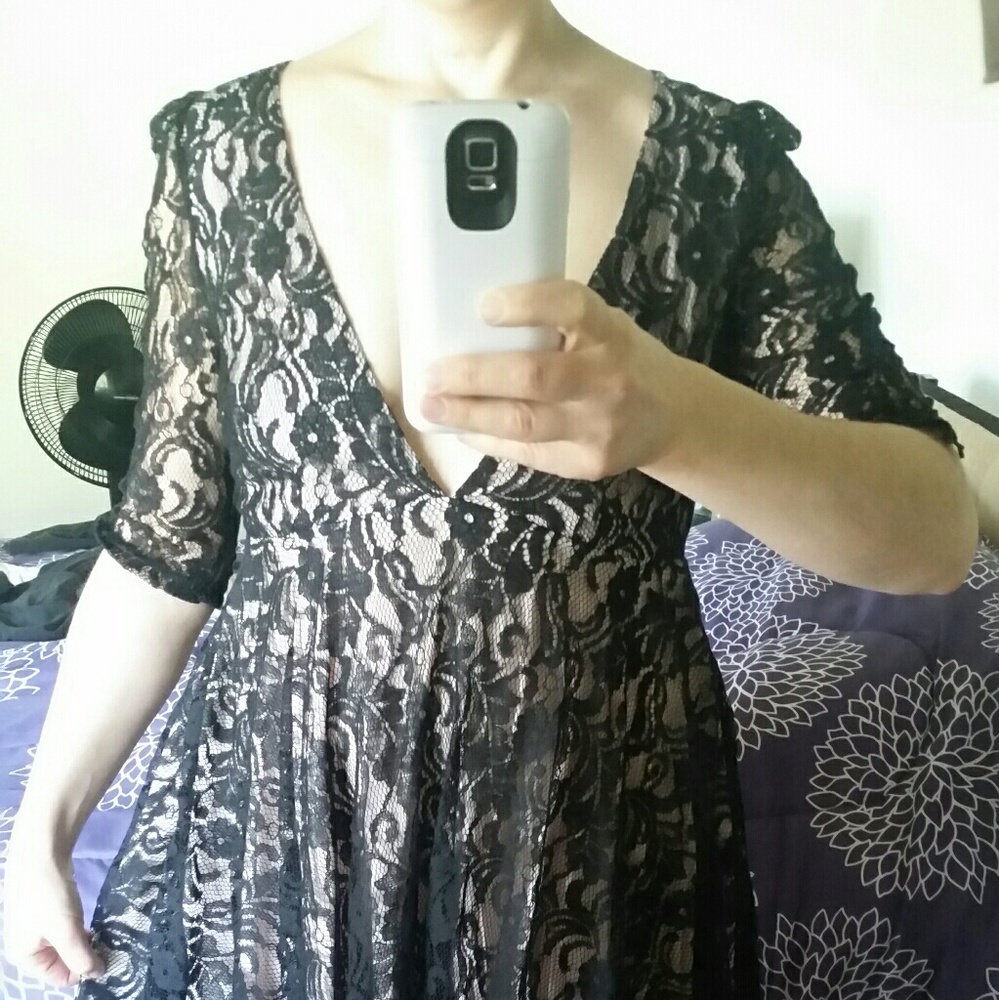 Lace Baby Doll Dress